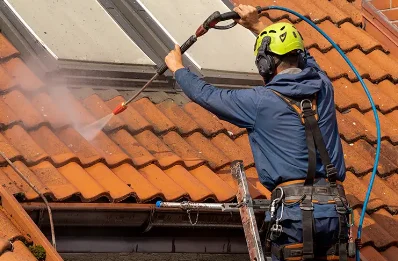 Démoussage et hydrofuge de toiture à Montvert